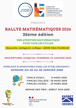 Affiche 35eme rallye mathématiques